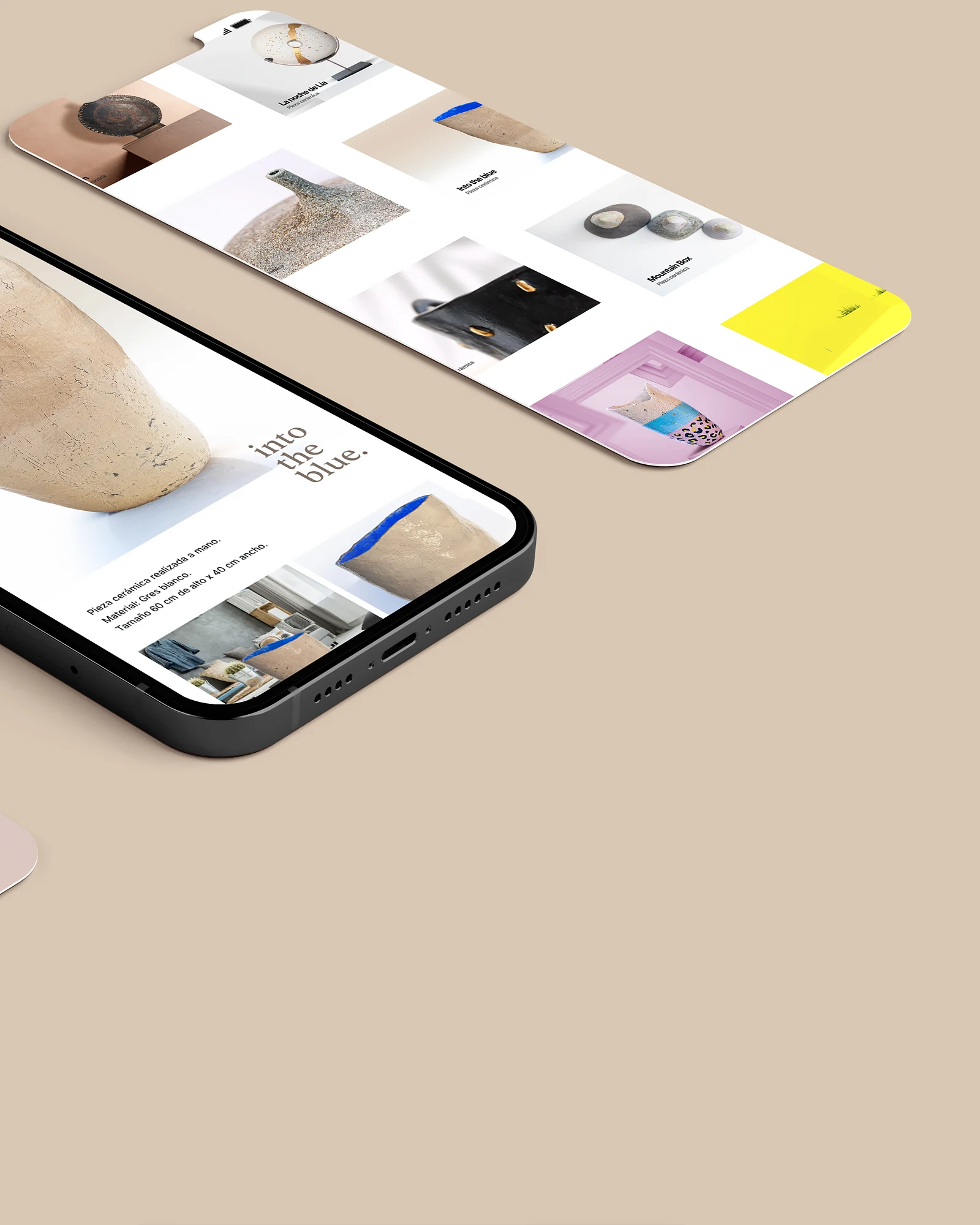 Aplicación responsive del diseño web de sMo Ceramics
