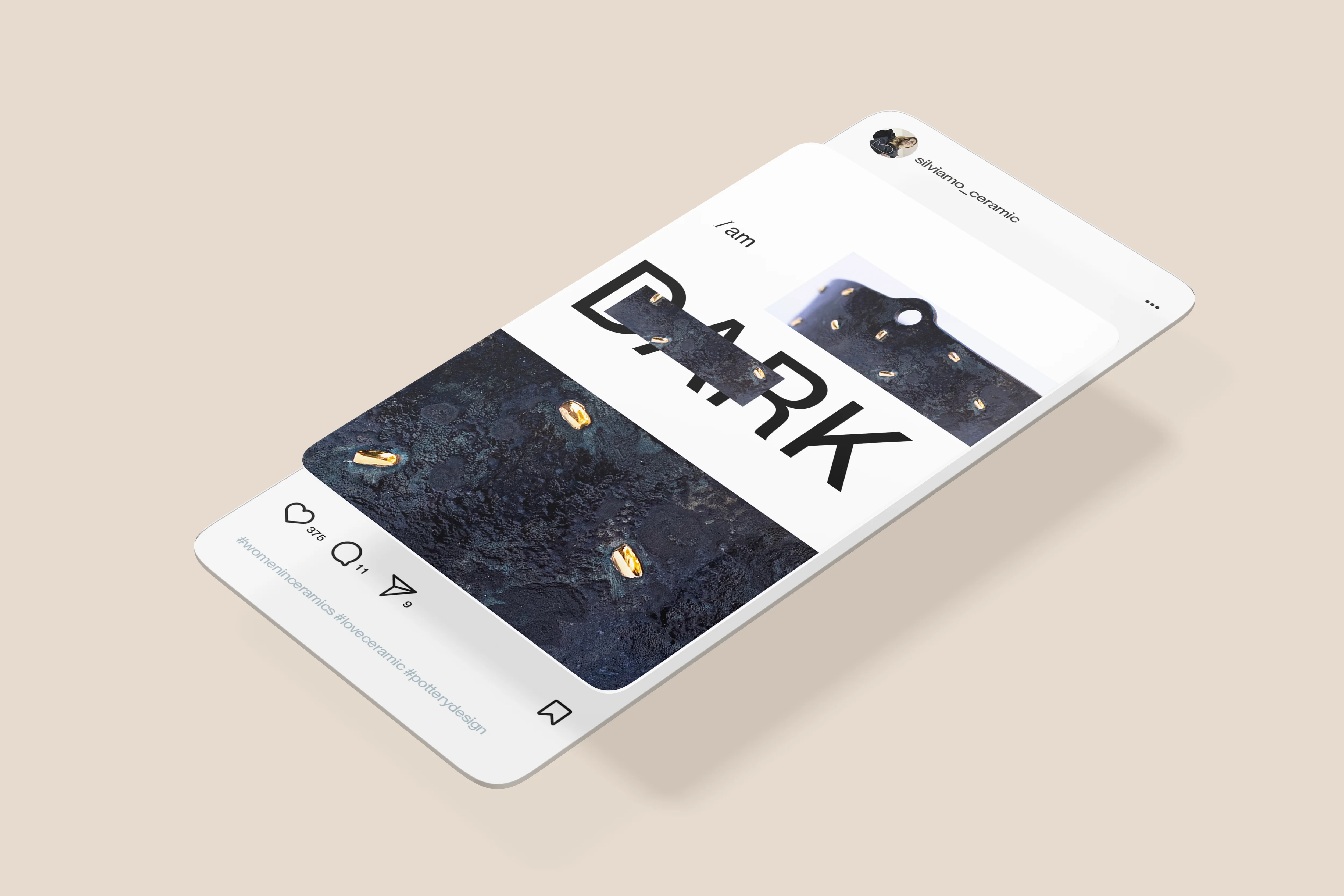 Sistema de contenidos para Instagram de sMo Ceramics